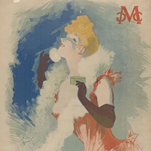 La Diaphane. Poudre de Riz, 1890 (colour lithograph)