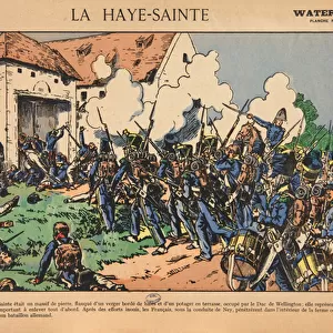 La Haye-Sainte, Waterloo, c. 1920 (colour litho)