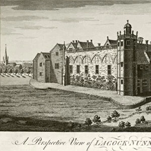 Lacock Abbey, Wiltshire (engraving)