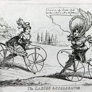 The Ladies Accelerator, 1819 (engraving)