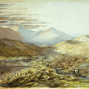 Lake Pukaki, New Zealand, 1872 (w / c & gouache on paper)