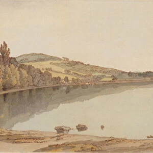 Lake Windermere, 1786 (w / c with pen & ink on paper)