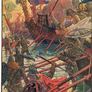 The Landing of the Danes, illustration from The History of England