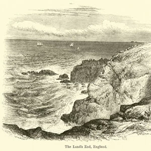 The Lands End, England (engraving)