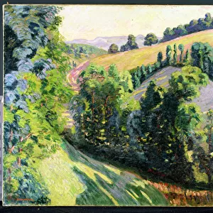 Landscape at Pontgibaud, c. 1895 (oil on canvas)