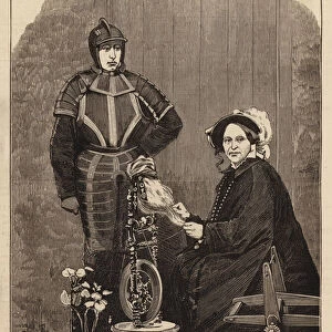 The Late "Countess of Derwentwater"and her Henchman (engraving)