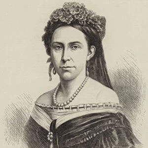 The Late Queen of Sweden (engraving)
