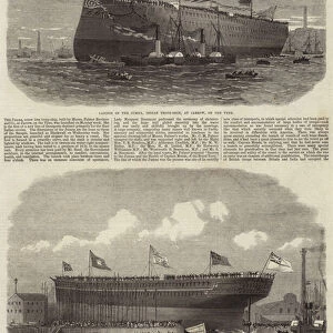 Launches of the Indian Troop Ships (engraving)