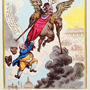 Le Diable-Boiteux, or The Devil upon Two Sticks Conveying John Bull to the Land of