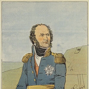Le marechal Brune (colour litho)