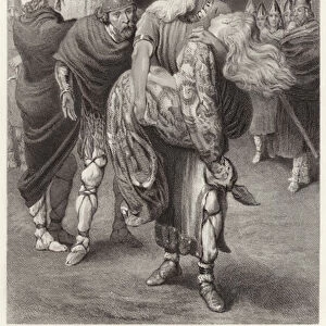 Lear and Cordelia, King Lear, Act V, Scene III (engraving)