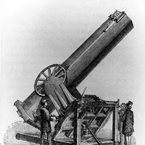 Leon Foucaults Telescope, 1862 (engraving)