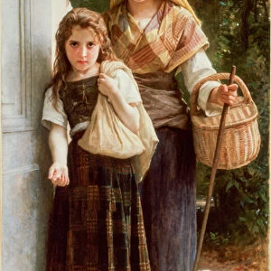 Les Petites Mendicants (the Little Beggars), 1890 (oil on canvas)