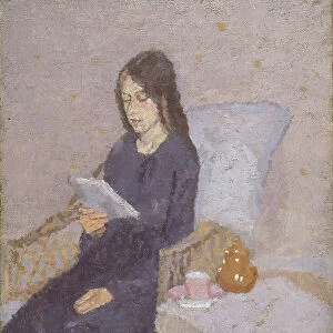 The Letter, 1924 (oil on canvas)