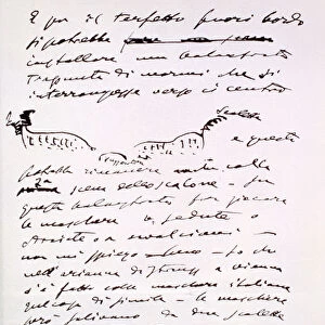 Letter (ink on paper)