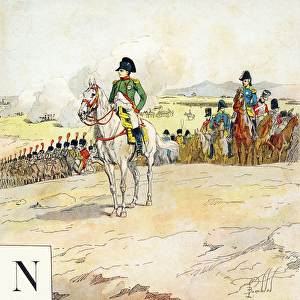 Letter N: Napoleon, "Je serai soldat"( Iwill be a soldier) - Military alphabet