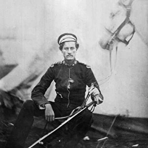 Lieutenant William Stirling, 1855 (b / w photo)