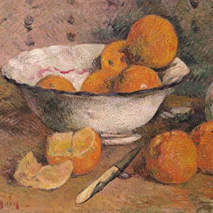 Still life with Oranges, 1881 (oil on canvas)
