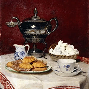 Still Life: Tasteful Tea, 1897 (oil on canvas)