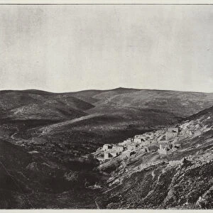 Liftad, Panoramic view (b / w photo)