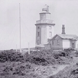 The Lighthouse, Cromer (b / w photo)