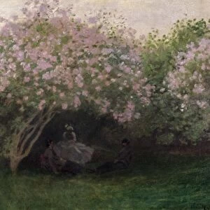 Lilacs, Grey Weather, 1872 (oil on canvas)