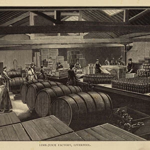 Lime-Juice Factory, Liverpool (engraving)