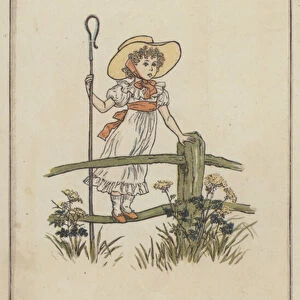 Little Bo-peep has lost her sheep (colour litho)