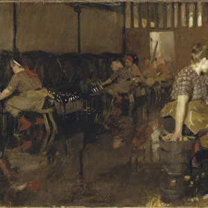 The Little Brewery, 1890 (oil on canvas)