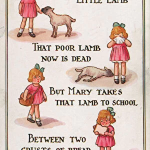 Little lamb become little sandwich (colour litho)