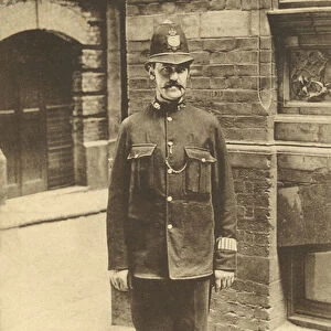 London policeman (b / w photo)