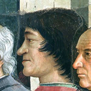 Lorenzo Medici, Detail of St. Francis receiving the Rule of the Order from Pope Honorius