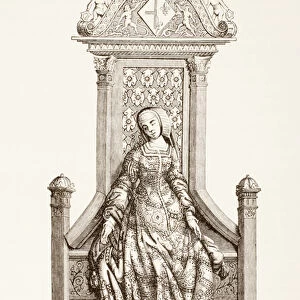 Louise of Savoy, 1873 (litho)