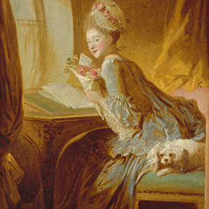 The Love Letter, c. 1770 (oil on canvas)