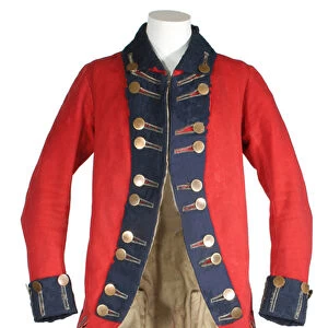 Loyalist officers coat worn by Monson Hoyt of the Prince of Wales Volunteers, c