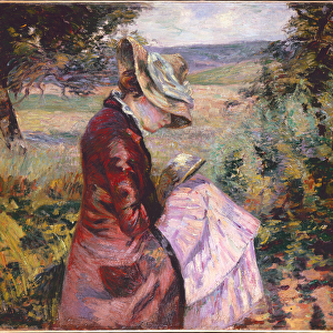 Madame Guillaumin reading, c. 1887