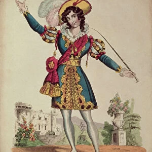 Madame Vestris in the role of Don Giovanni from Mozarts opera Don Giovanni