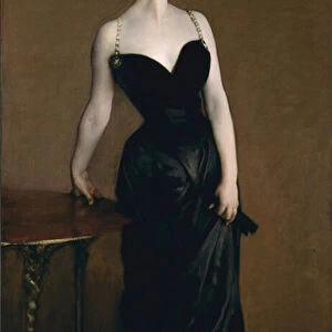 Madame X (Madame Pierre Gautreau), 1883-84, (oil on canvas)