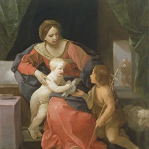 Madonna and Child with Saint John the Baptist, 1640-1642 (oil on canvas)