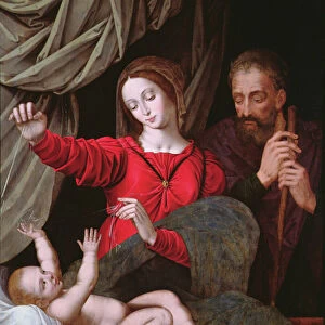 The Madonna of Loreto (copy - original in Musee Conde, Chantilly, see 71593) (panel)