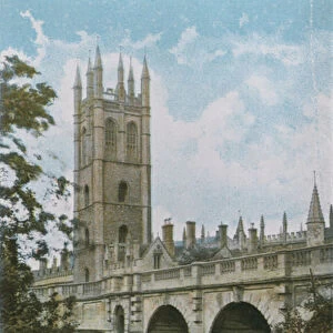 Magdalen College and Bridge (photo)