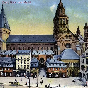 Mainz, Germany - St. Martin's Cathedral end of 19th/20th century (postcard)