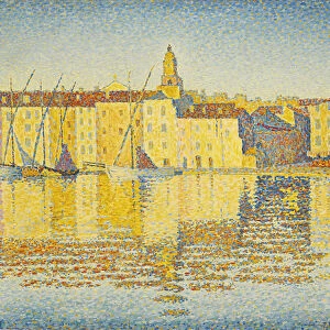 Maisons du Port, Saint Tropez par Signac, Paul (1863-1935)