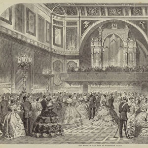 Her Majestys State Ball at Buckingham Palace (engraving)
