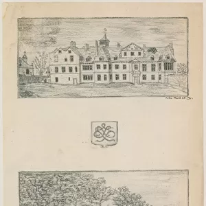 Manor House at Marylebone, London (engraving)