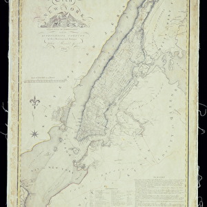 Map of the City of New York as Laid Out by the Commissioners, 1814