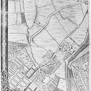 A Map of The Kings Road, London, 1746 (engraving)