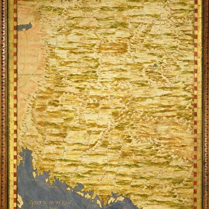 Map of Persia (oil on panel)