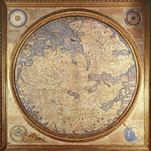The Mappa Mundi of Fra Mauro, a Camaldolese monk from the monastery of San Michele in Murano, 1459