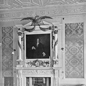 The Marble Chimney-Piece in the "Redlynch Room"(b / w photo)